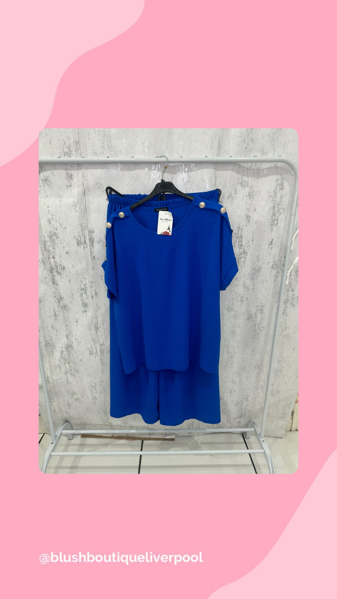 Gold Button co-ord