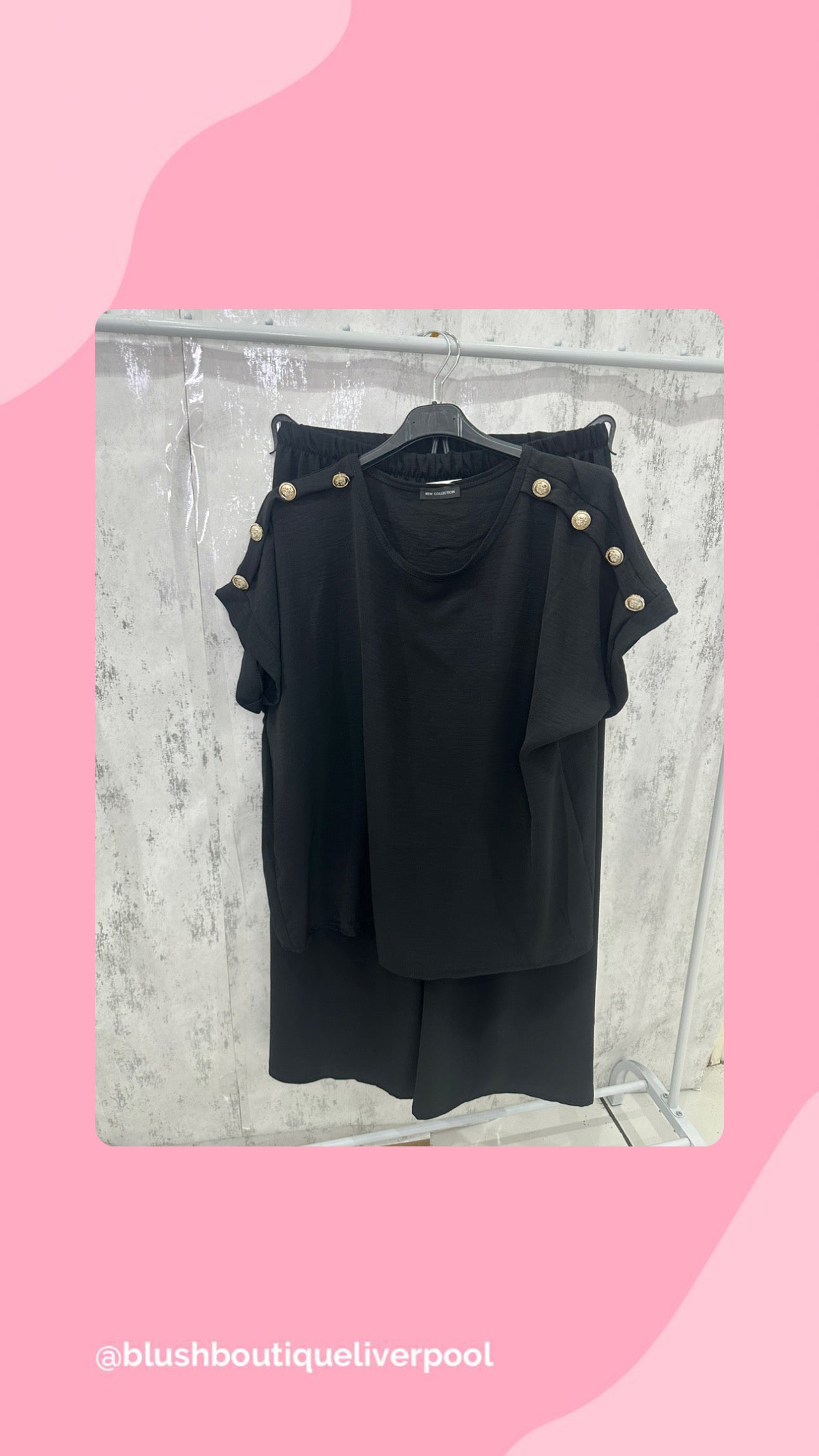 Gold Button co-ord