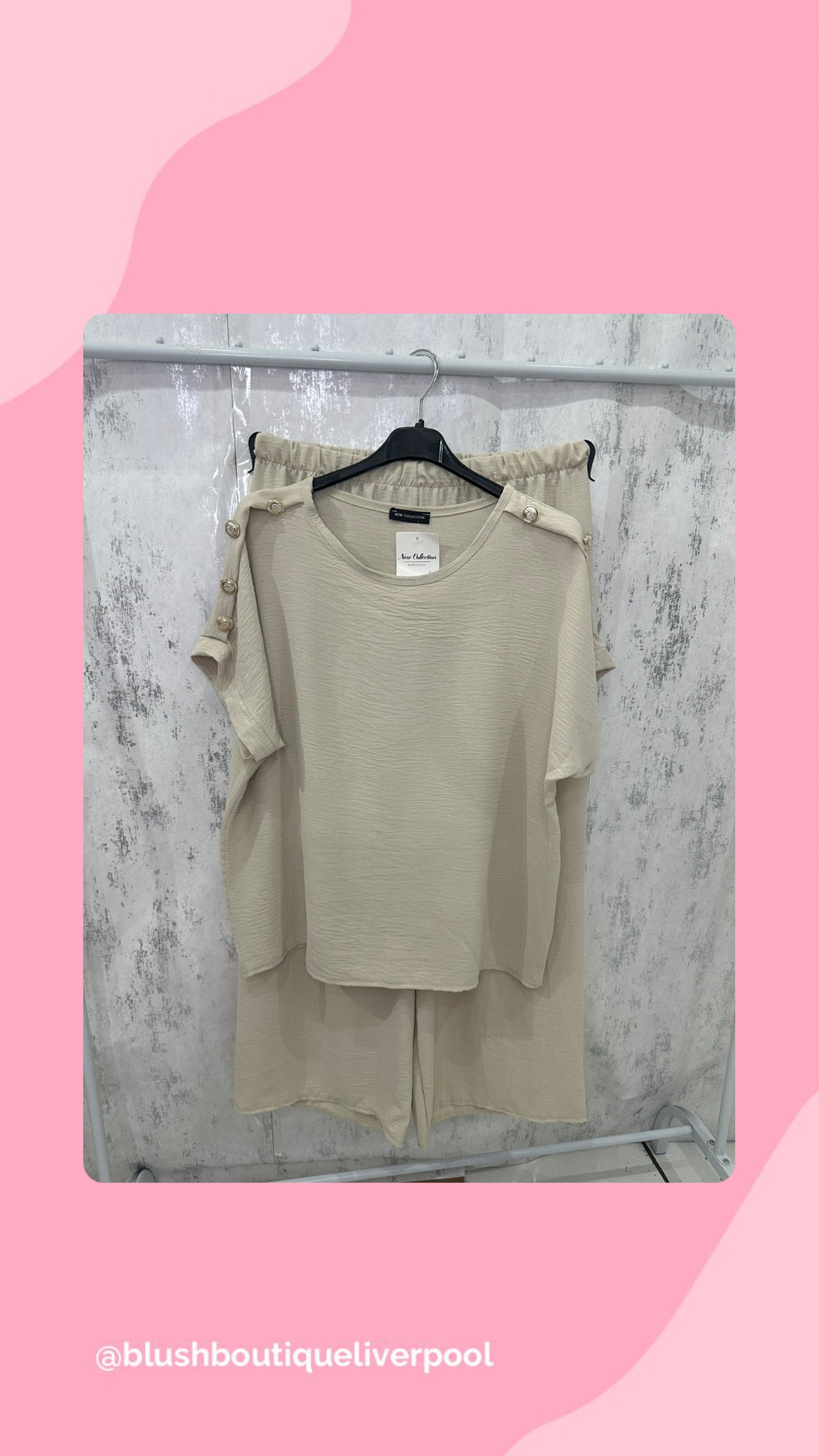 Gold Button co-ord