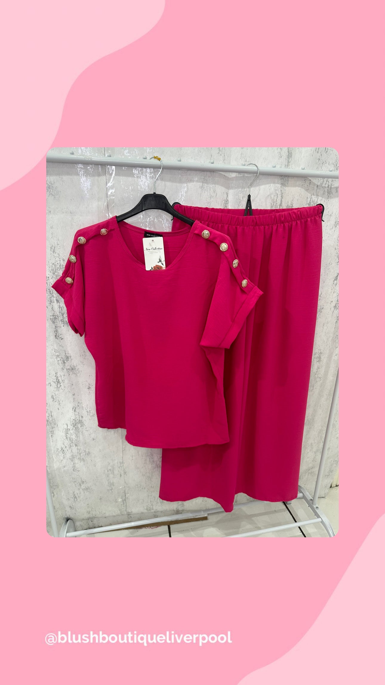 Gold Button co-ord