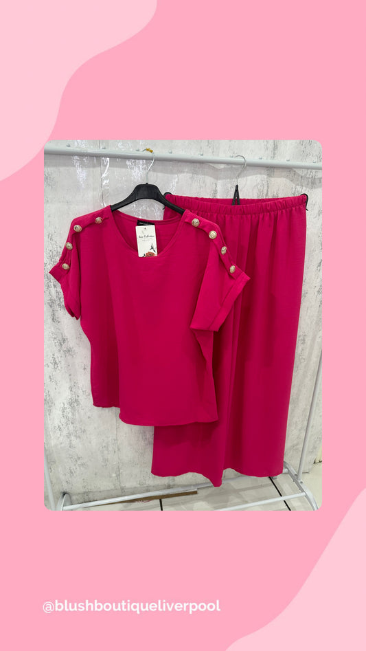 Gold Button co-ord