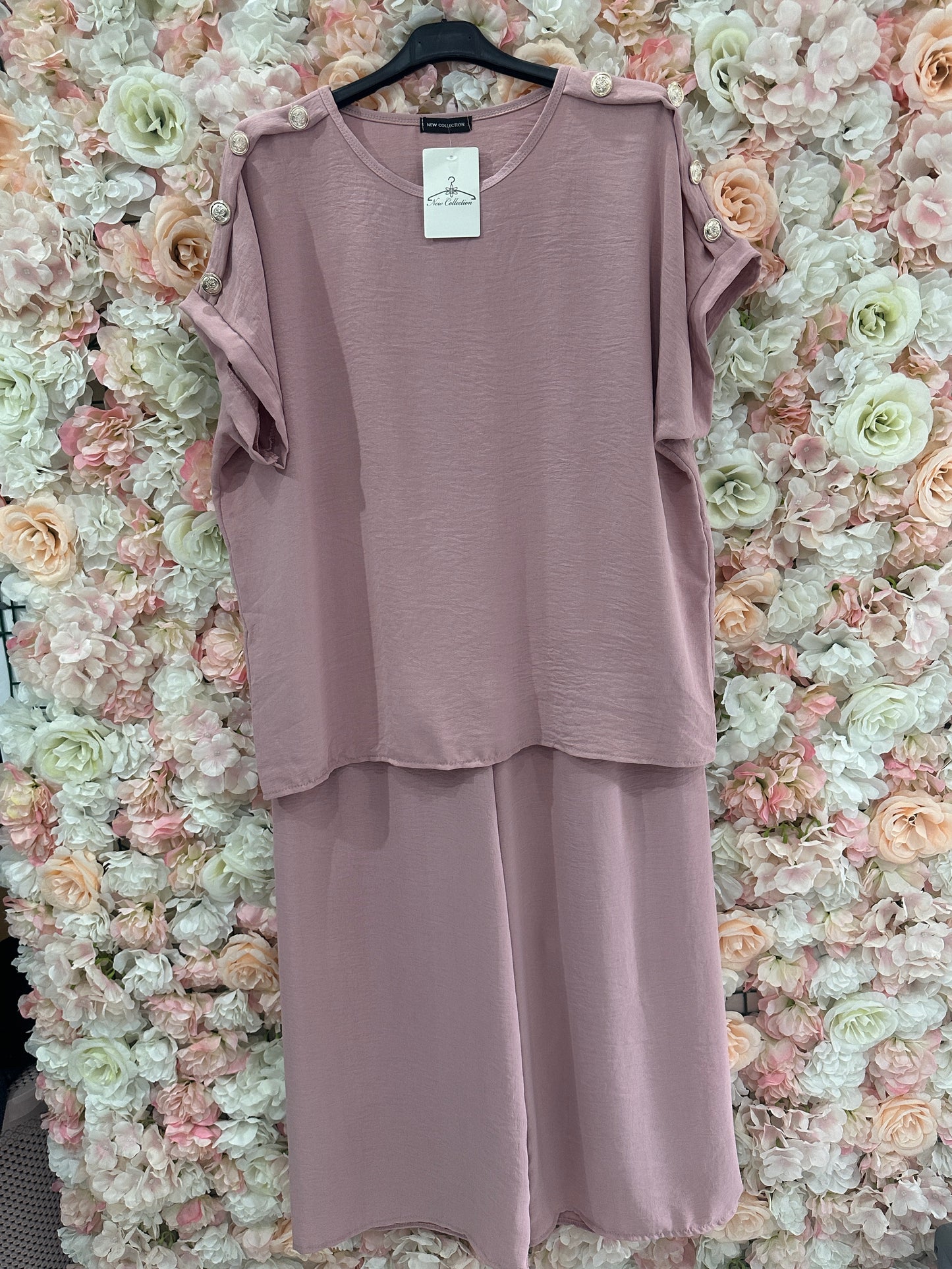Gold Button co-ord